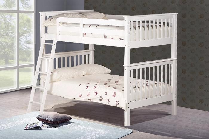 Malvern 4ft White Bunk