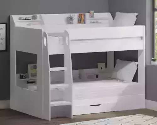 Zulu Orion White Bunk Bed 1