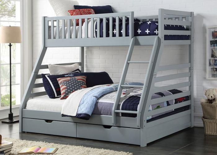 States Grey Triple Bunk