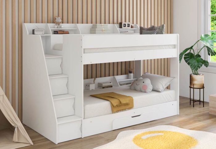 Venetian Single Bunk Side View (Snow White)