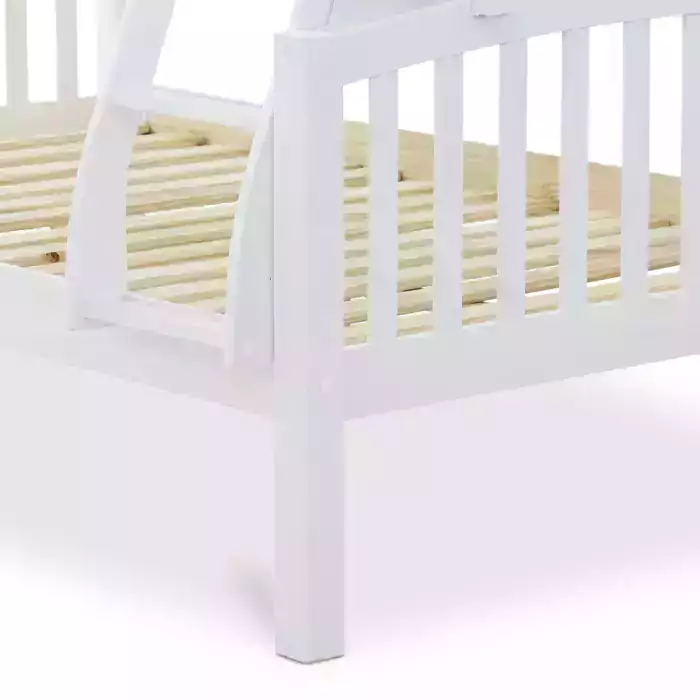 mya white triple bunk headboard