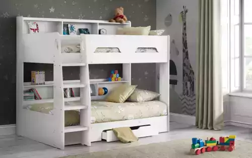 Julian Bowen Orion White Bunk Bed