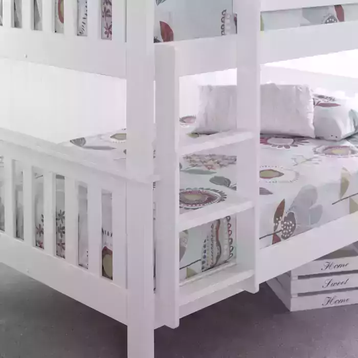 Oslo White Bunk Bed Ladder