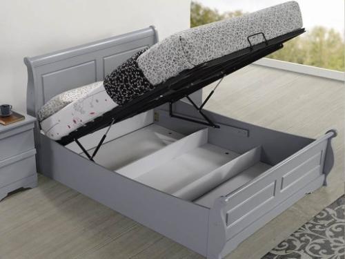 Swwet Dreams Duvall wooden ottoman bed grey 2
